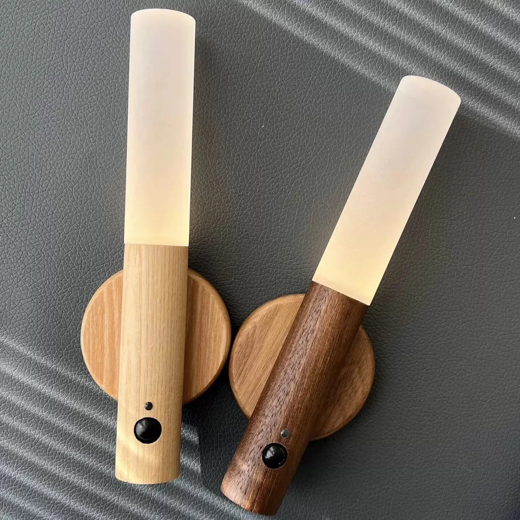 Mielmora Aura™ | Nordic Wood Motion Sensor Light