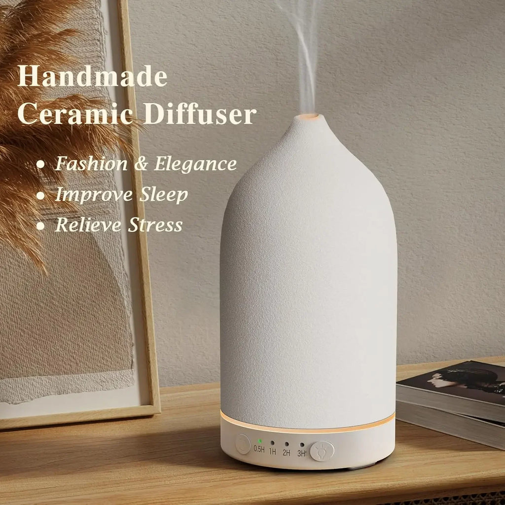 Mielmora Terra™ | Handcrafted Ceramic Stone Diffuser.