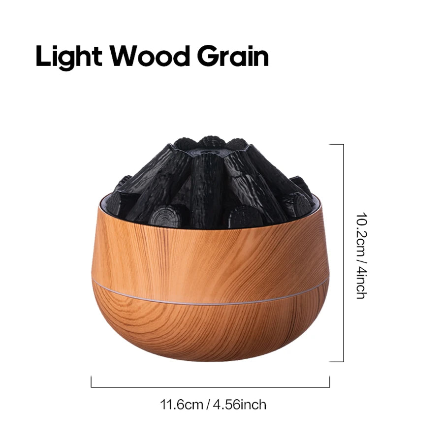 Minimalist ultrasonic diffuser for aromatherapy and home ambiance