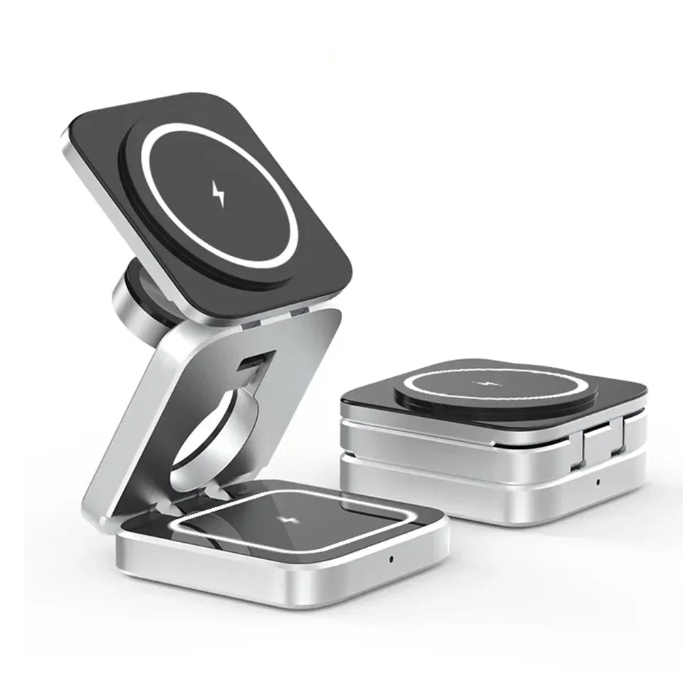 The Mielmora AuraStation™ | 3-in-1 Magnetic Wireless Charging Stand