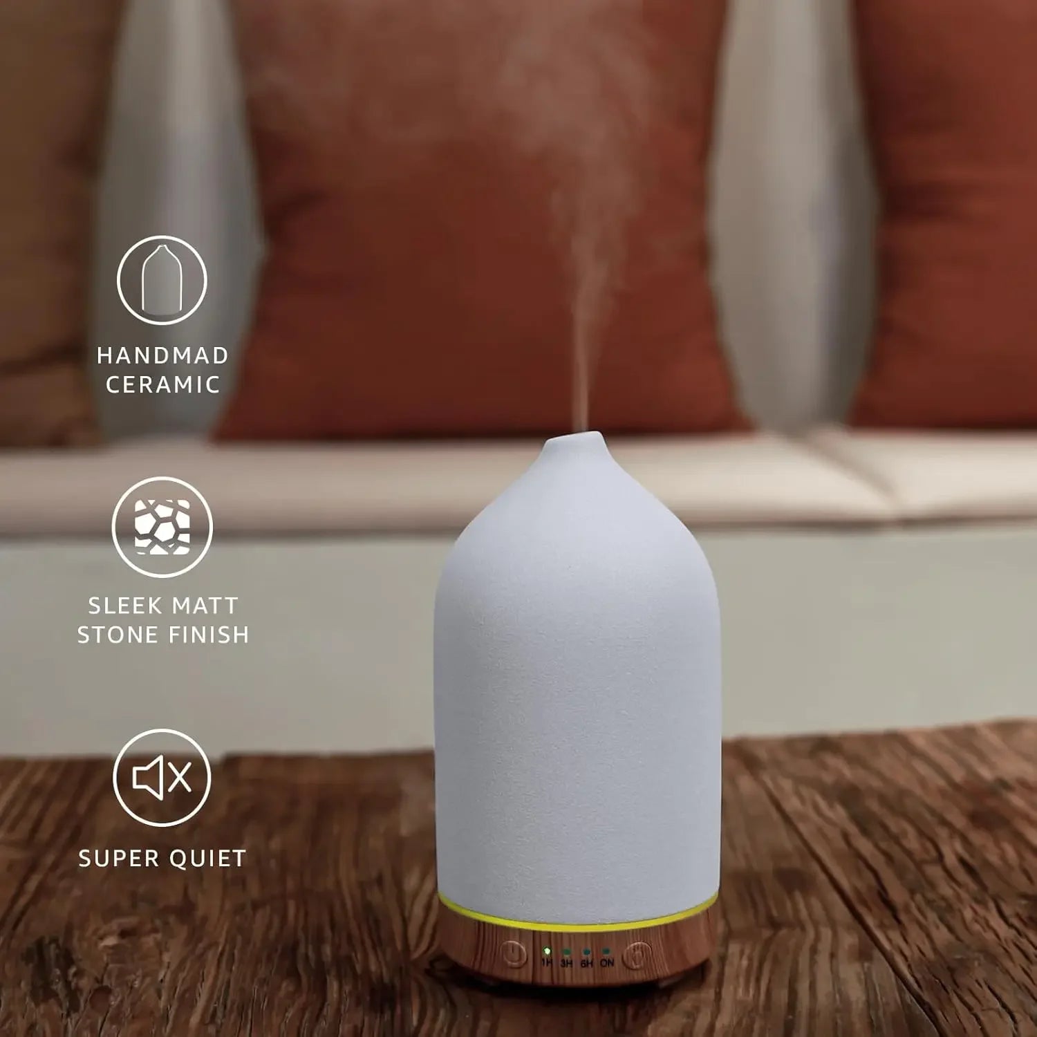 Mielmora Terra™ | Handcrafted Ceramic Stone Diffuser.