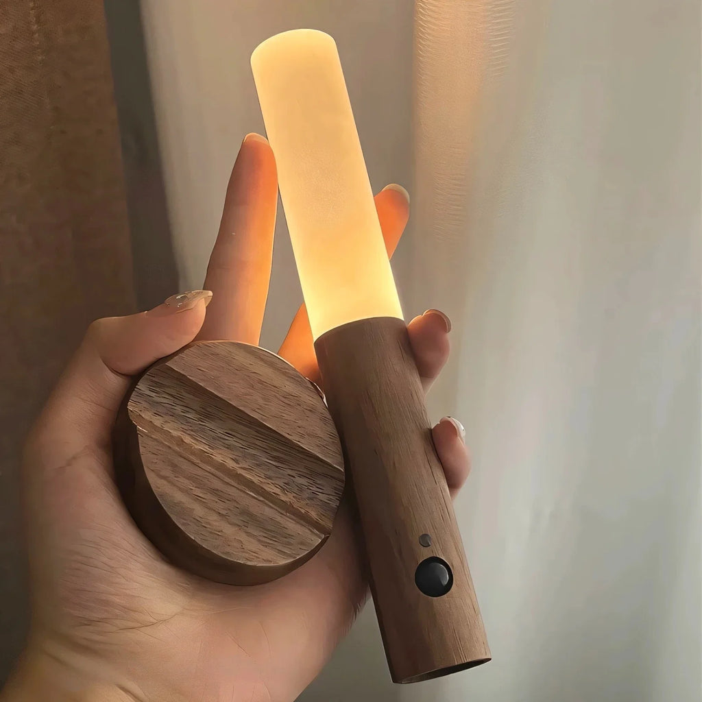 Mielmora Aura™ | Nordic Wood Motion Sensor Light