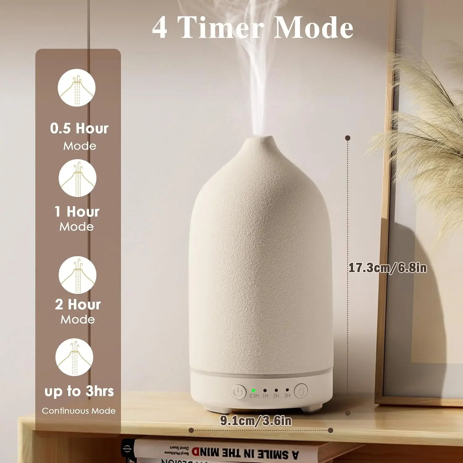 Mielmora Terra™ | Handcrafted Ceramic Stone Diffuser.