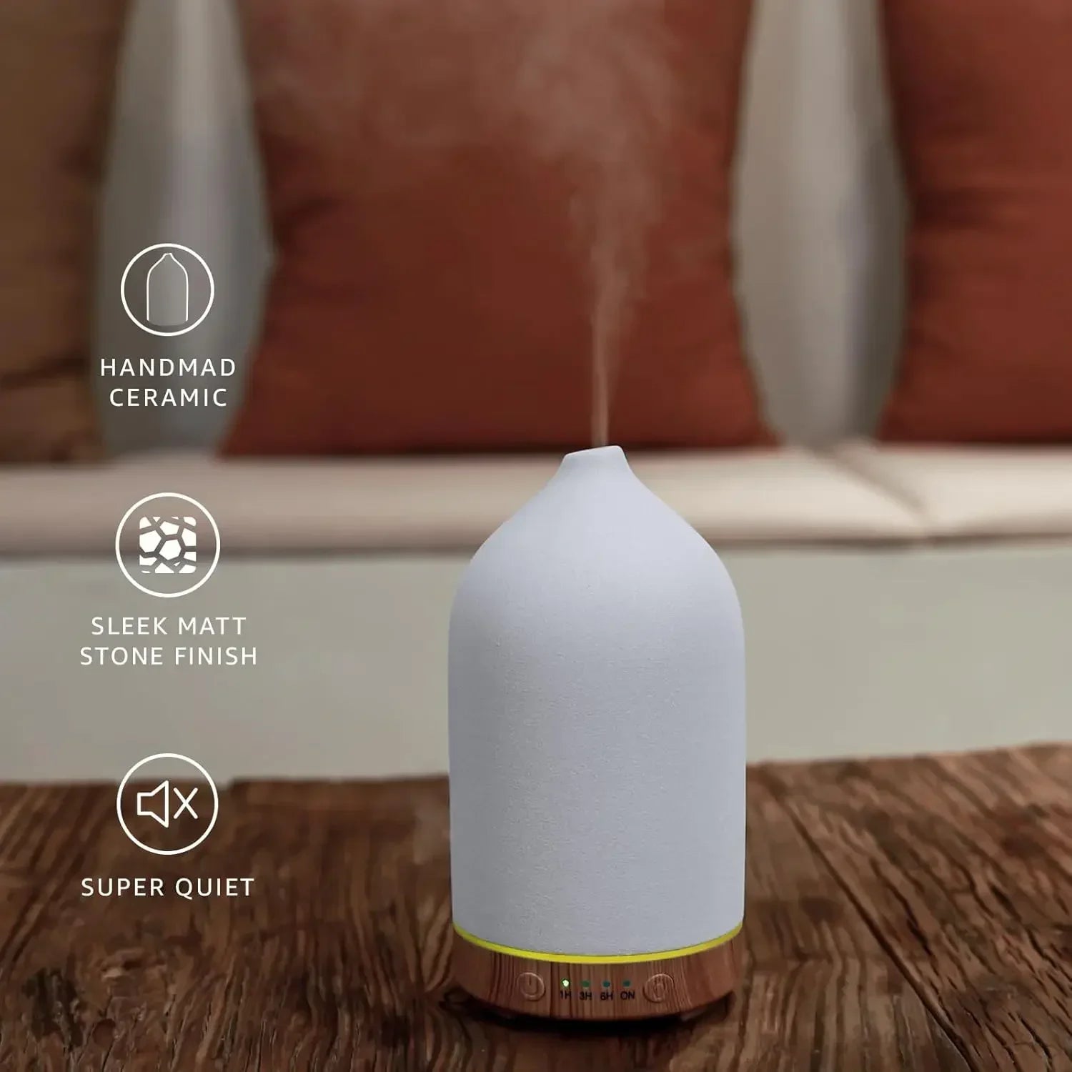 Mielmora Terra™ | Handcrafted Ceramic Stone Diffuser.
