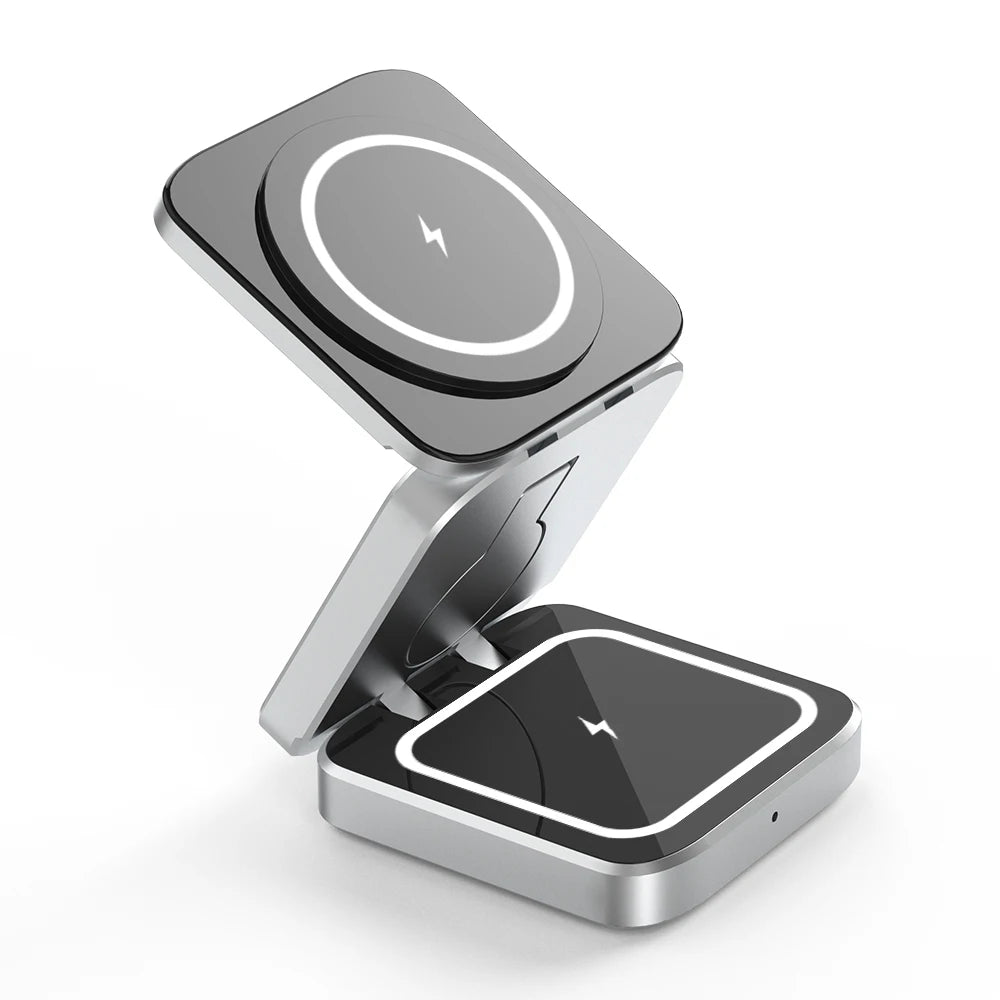 The Mielmora AuraStation™ | 3-in-1 Magnetic Wireless Charging Stand
