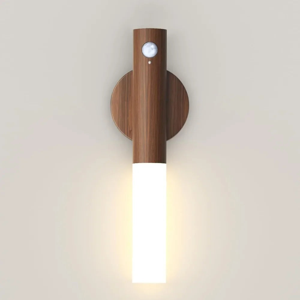 Mielmora Aura™ | Nordic Wood Motion Sensor Light