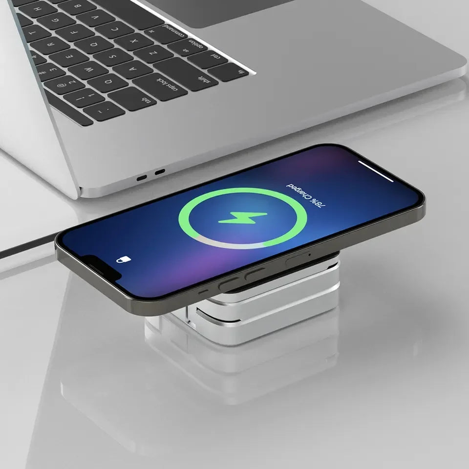 The Mielmora AuraStation™ | 3-in-1 Magnetic Wireless Charging Stand